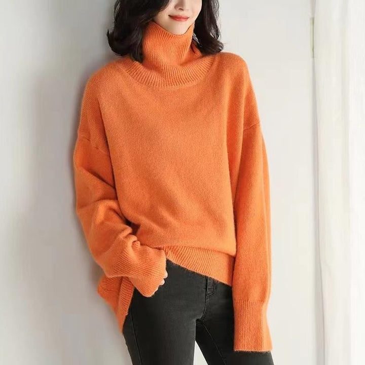 Women's Long-Sleeve Turtleneck Sweater