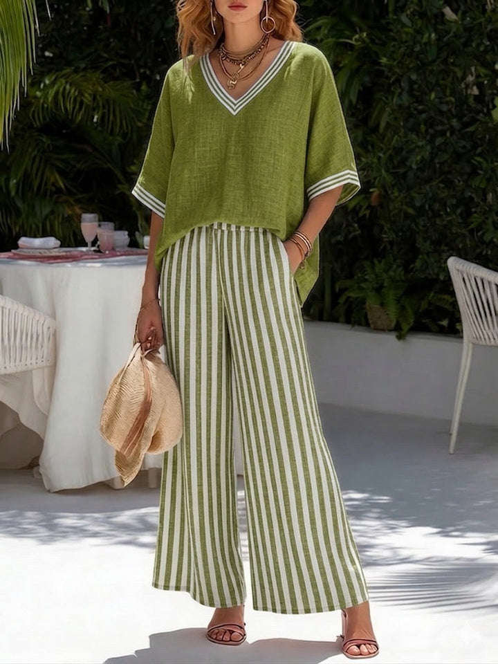 Alira Striped Two-Piece Set