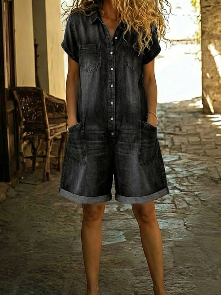 Women's Casual Short Jumpsuit