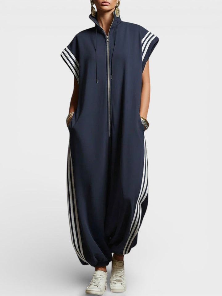 Valentina | Jumpsuit with zipper at the neck