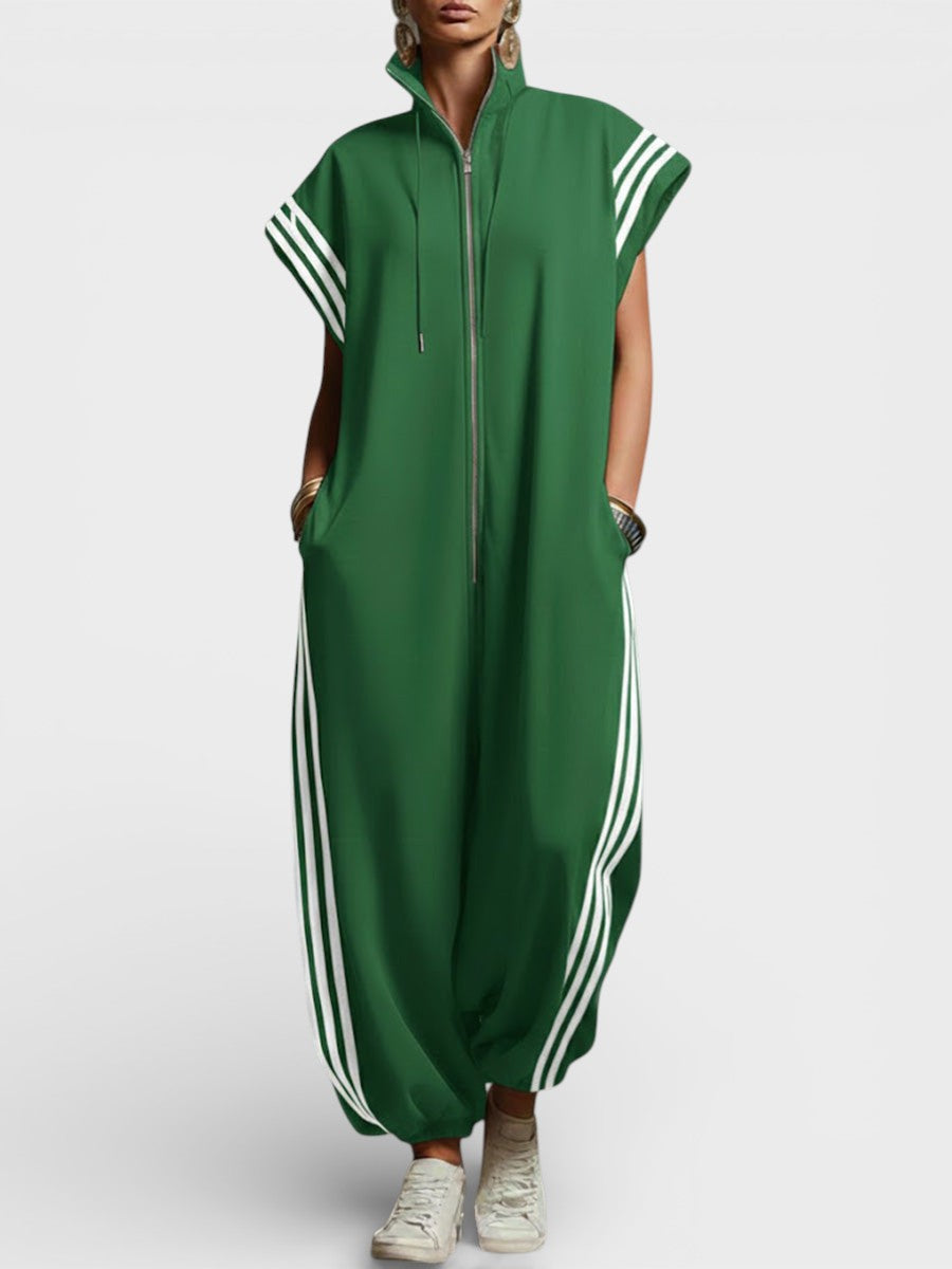 Valentina | Jumpsuit with zipper at the neck