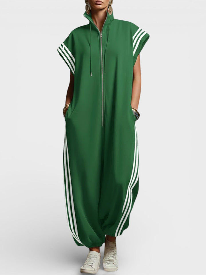 Valentina | Jumpsuit with zipper at the neck