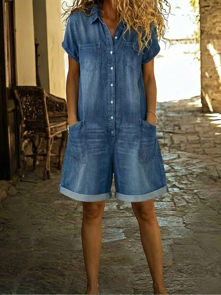 Women's Casual Short Jumpsuit
