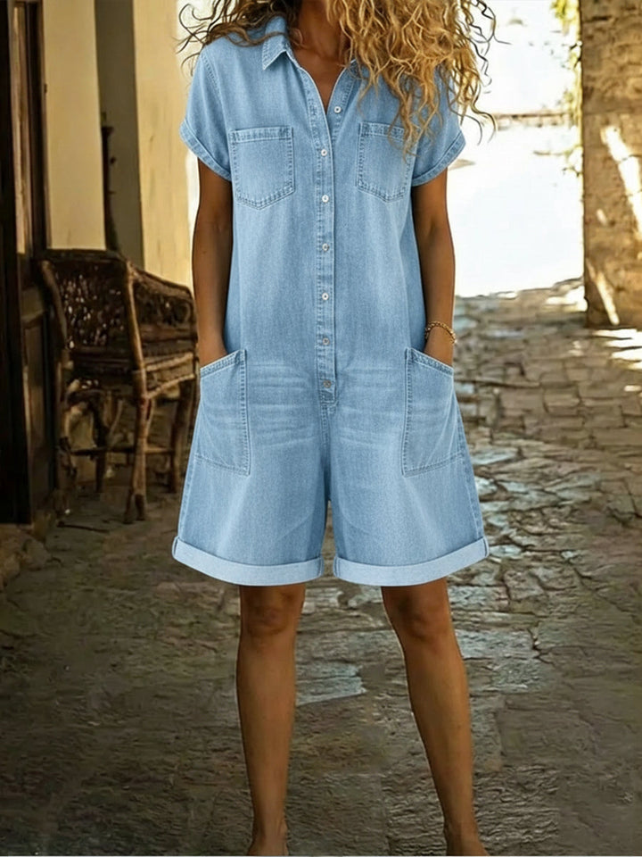 Women's Casual Short Jumpsuit