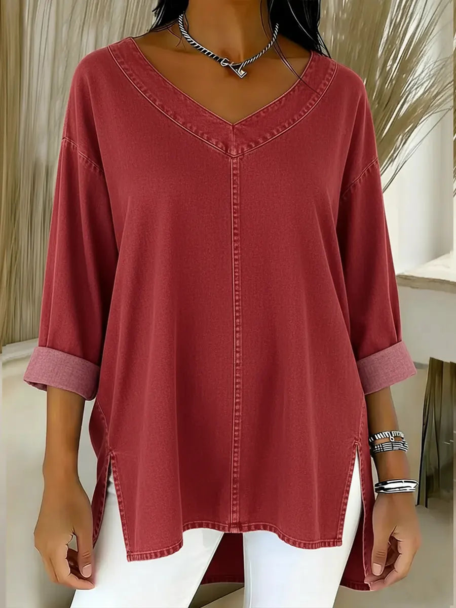 JESSICA | Casual V-Neck T-Shirt
