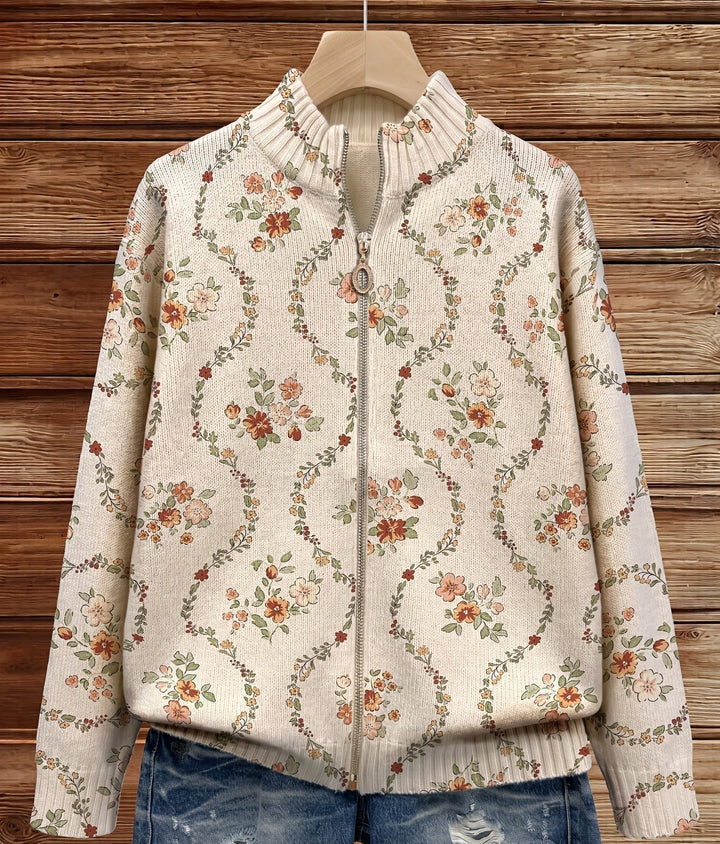 Persephone | Women's Floral-Patterned Cardigan