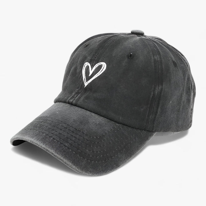 Damen Retro bestickte Baseballkappe mit verstellbarem Riemen