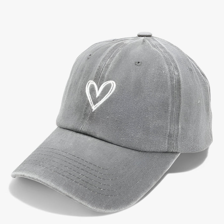 Damen Retro bestickte Baseballkappe mit verstellbarem Riemen