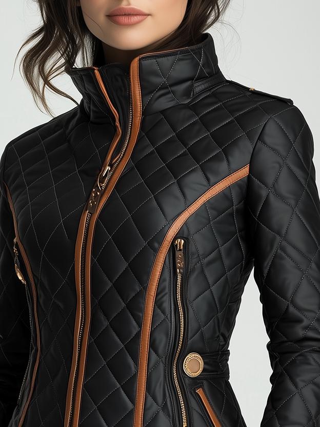 Lily™ - Diamond Quilted Padded Jacket