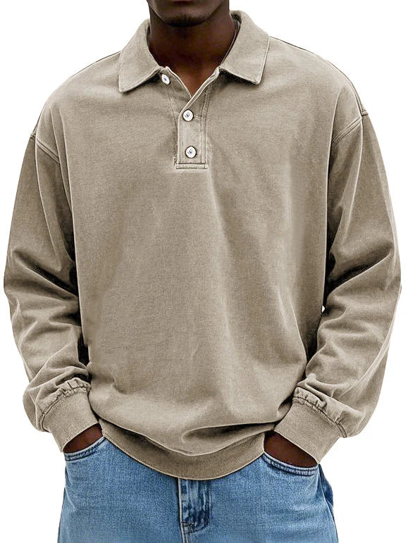 William™ - Vintage Long Sleeve Polo