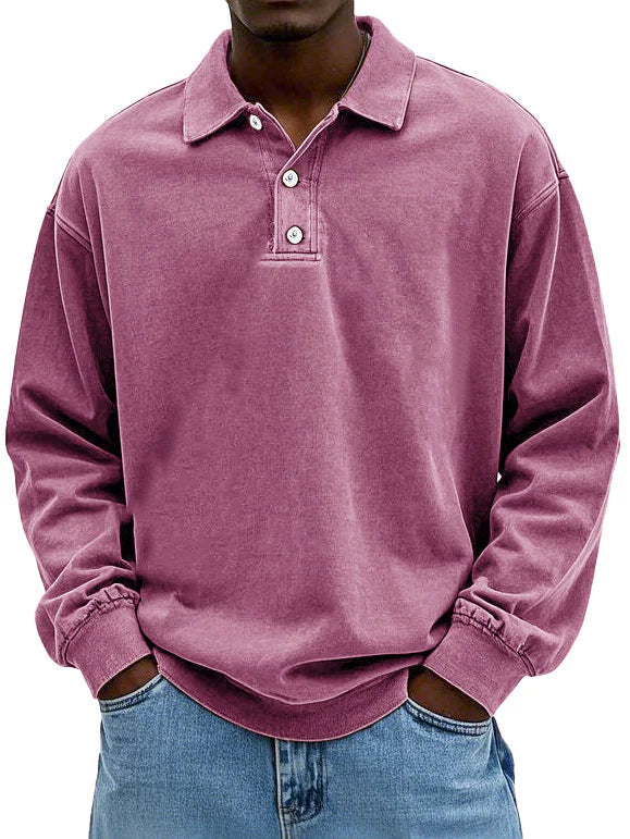 William™ - Vintage Long Sleeve Polo
