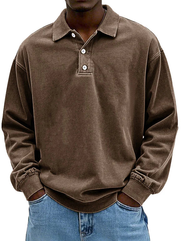 William™ - Vintage Long Sleeve Polo