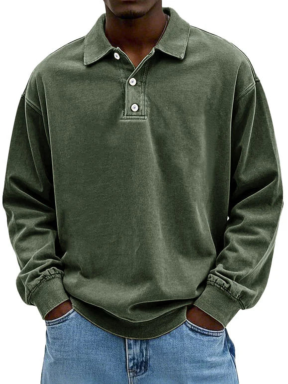 William™ - Vintage Long Sleeve Polo