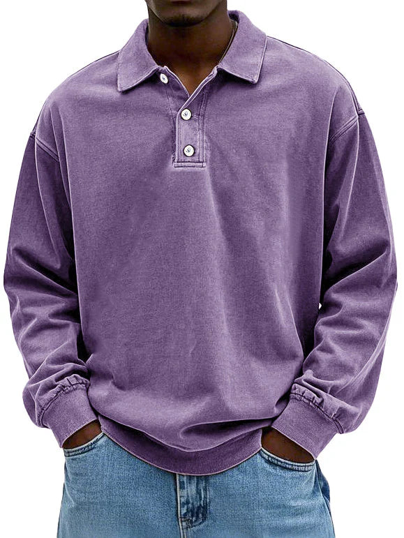 William™ - Vintage Long Sleeve Polo