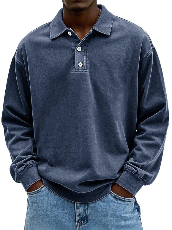 William™ - Vintage Long Sleeve Polo