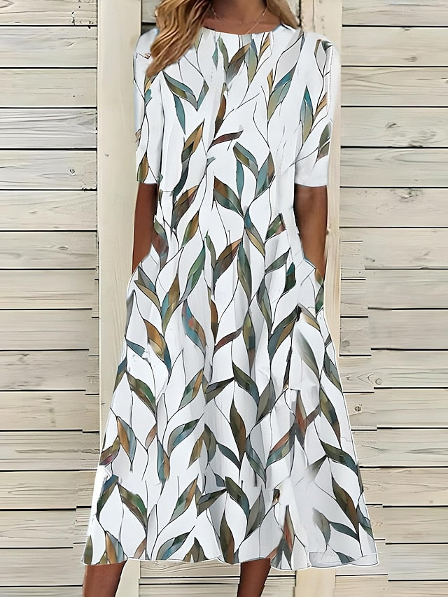 Sela™ – Coastal Blooms Midi Dress