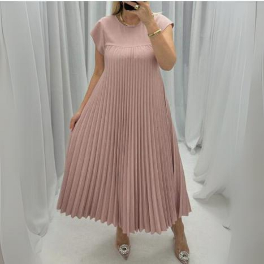 Alexa - Light and Fresh Pleated Dress
