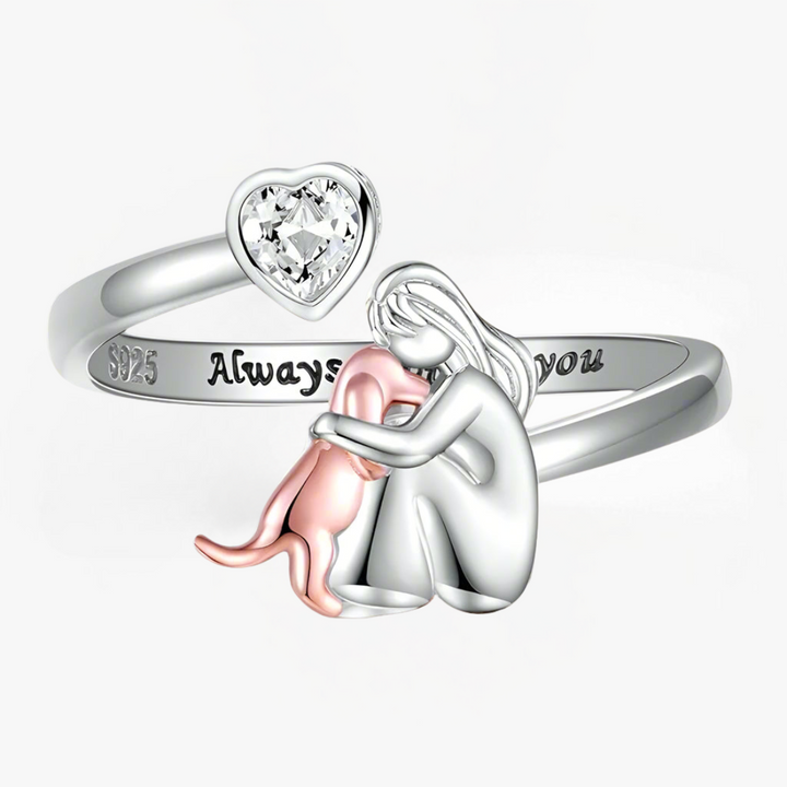 Anne™ - Dog Motif Ring (Pink)
