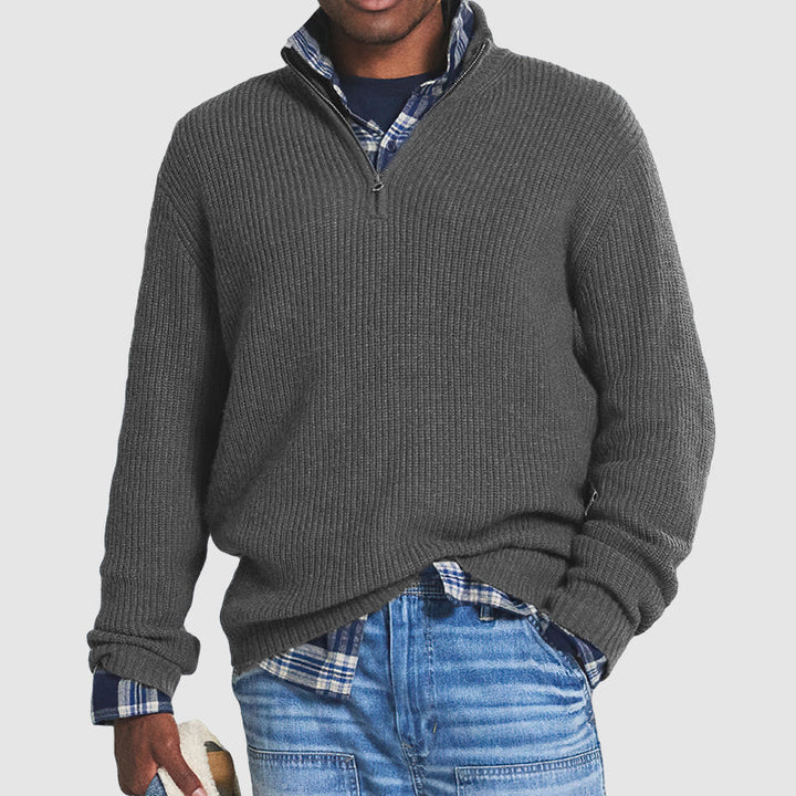 Jerry - Business Casual Pullover with Zipper