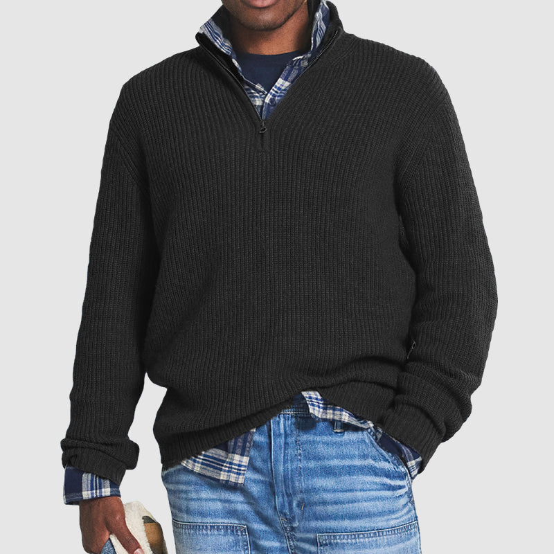 Jerry - Business Casual Pullover with Zipper