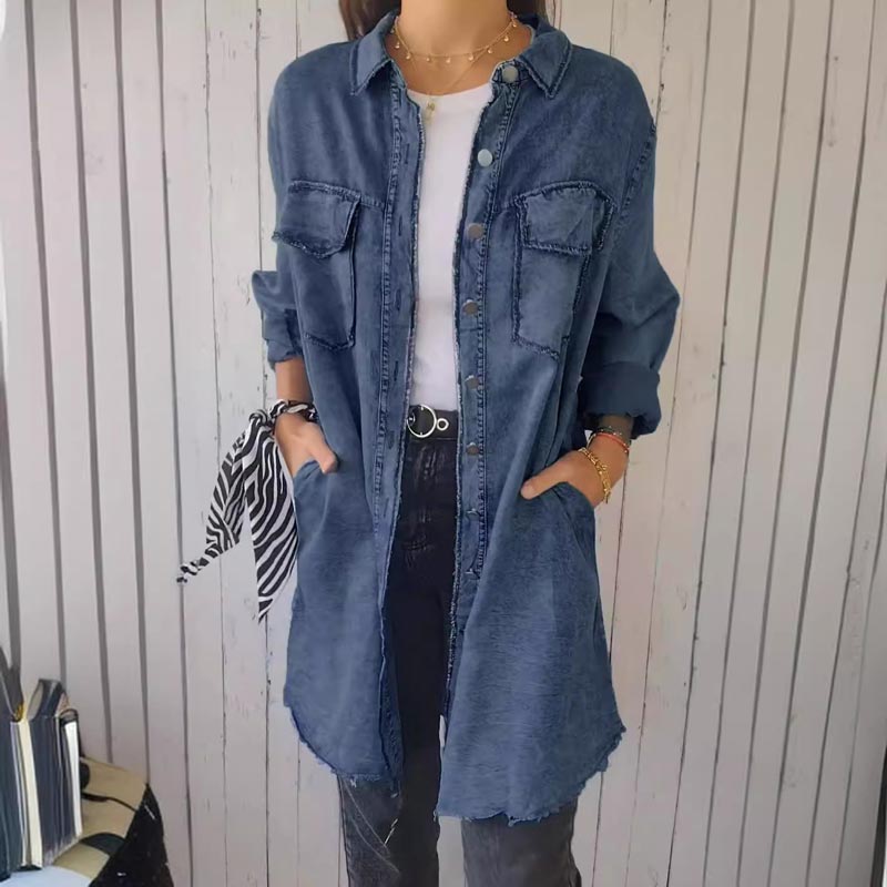 Annelie | Summer coat with button placket