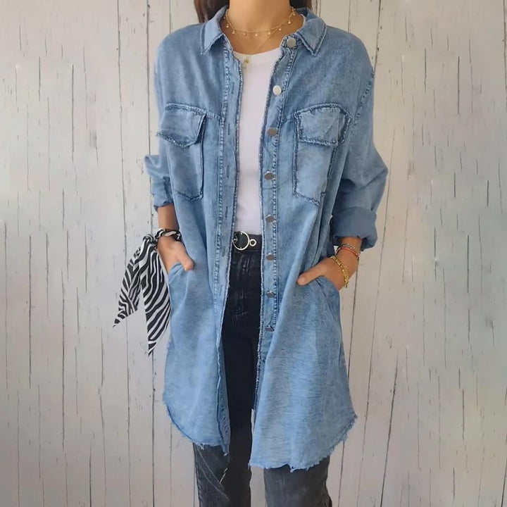 Annelie | Summer coat with button placket