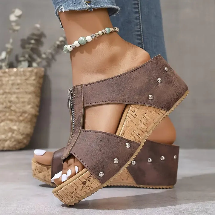 Ofelia™ - Orthopedic Open Toe Wedge Sandals