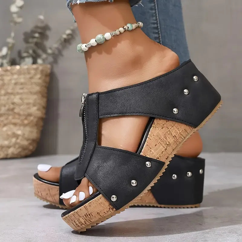 Ofelia™ - Orthopedic Open Toe Wedge Sandals