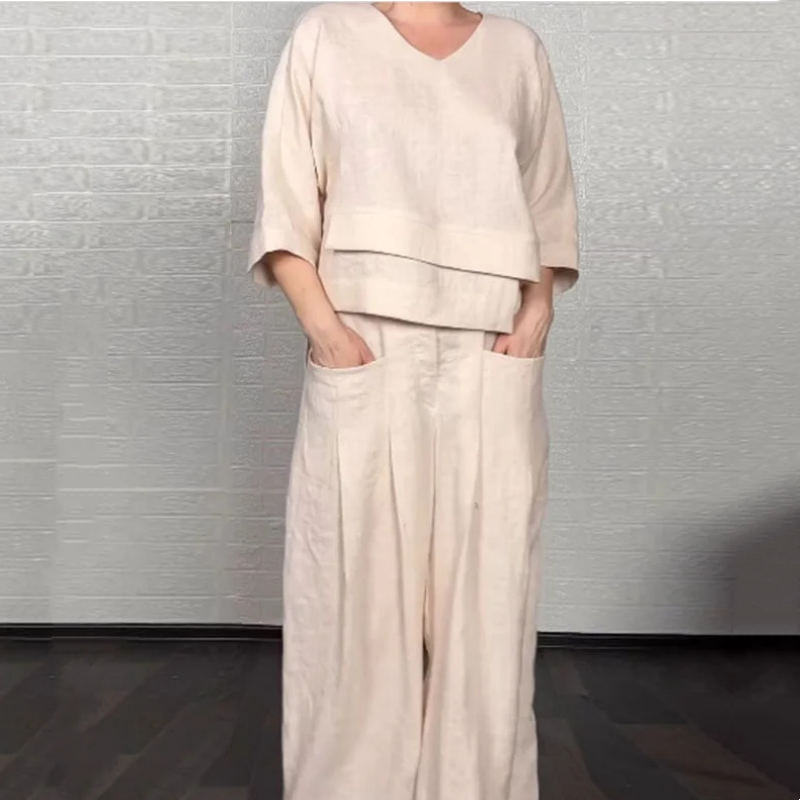 Noa | Elegant Minimalist Two-Piece Ensemble