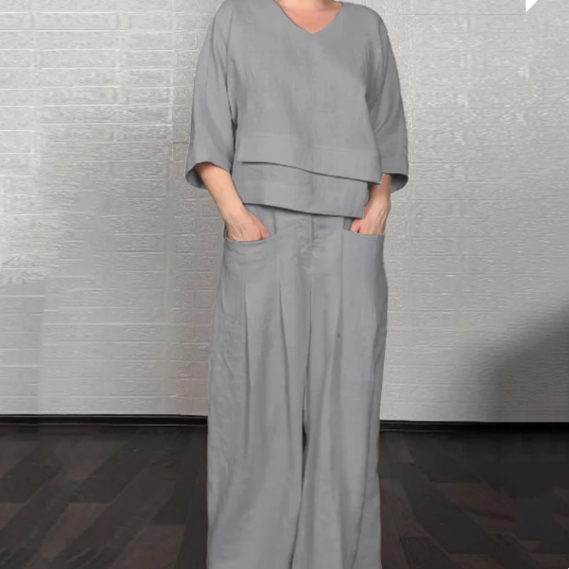 Noa | Elegant Minimalist Two-Piece Ensemble