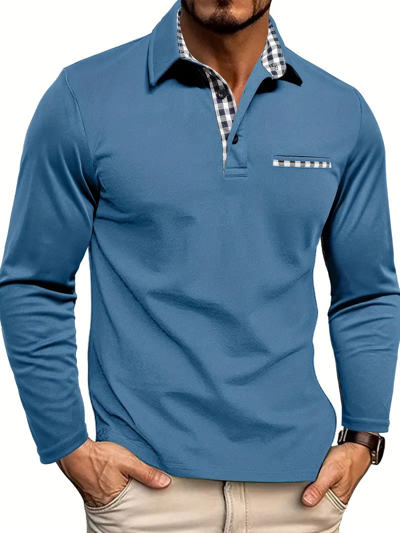 Stefan™ - Men's Long-Sleeve Polo