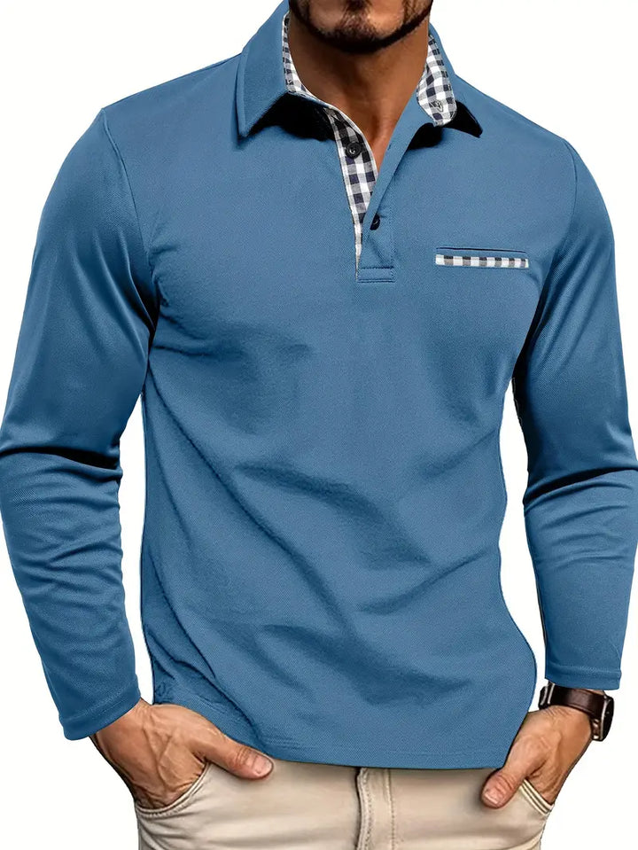 Stefan™ - Men's Long-Sleeve Polo