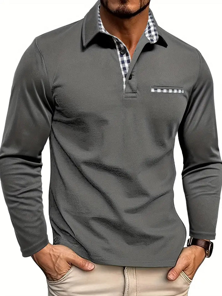 Stefan™ - Men's Long-Sleeve Polo