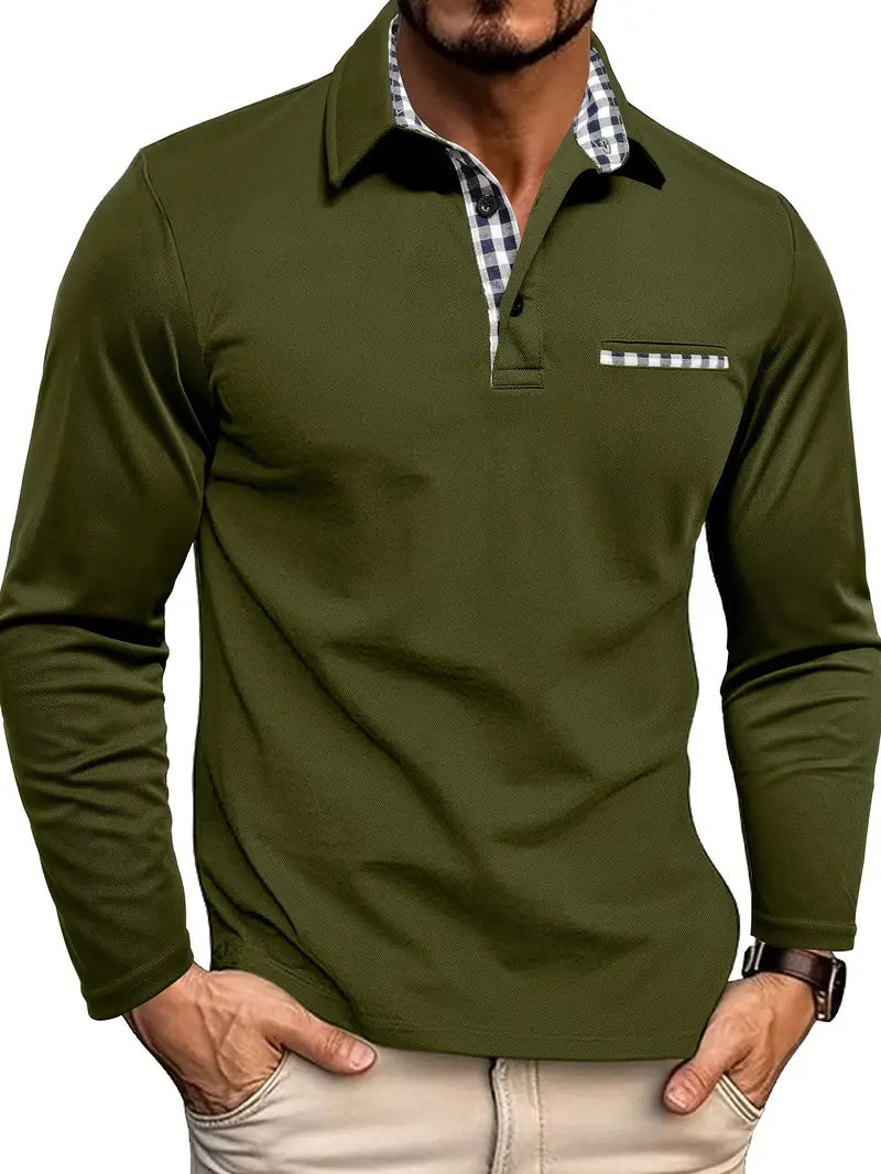 Stefan™ - Men's Long-Sleeve Polo
