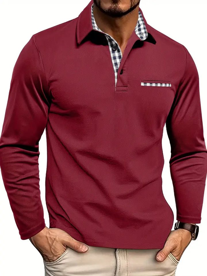 Stefan™ - Men's Long-Sleeve Polo