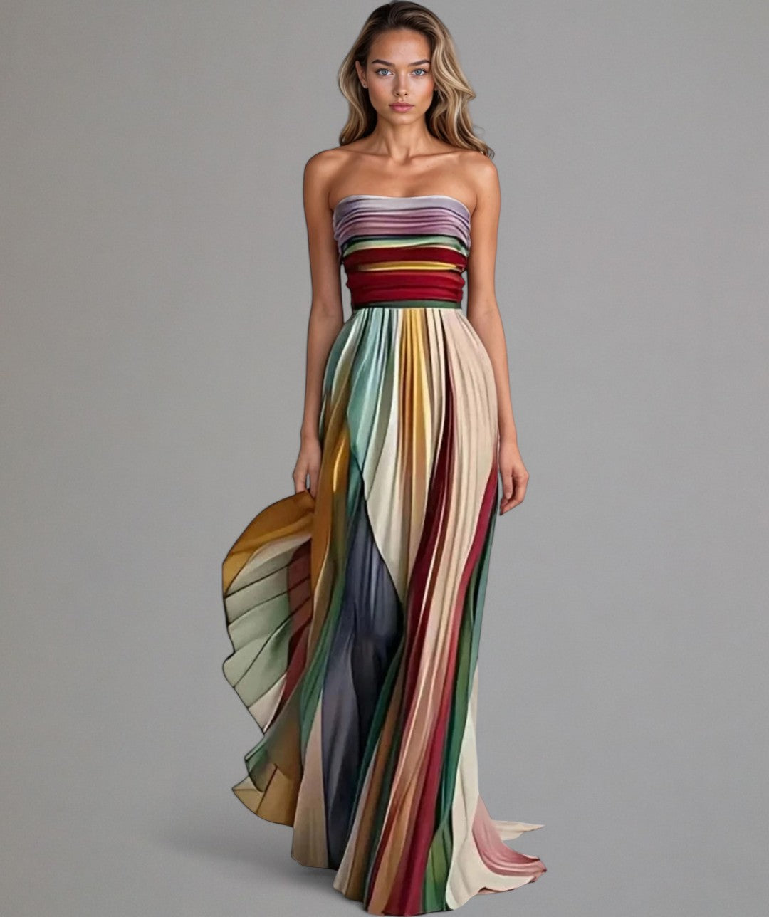 Flora™ - Sleeveless Colorful Dress