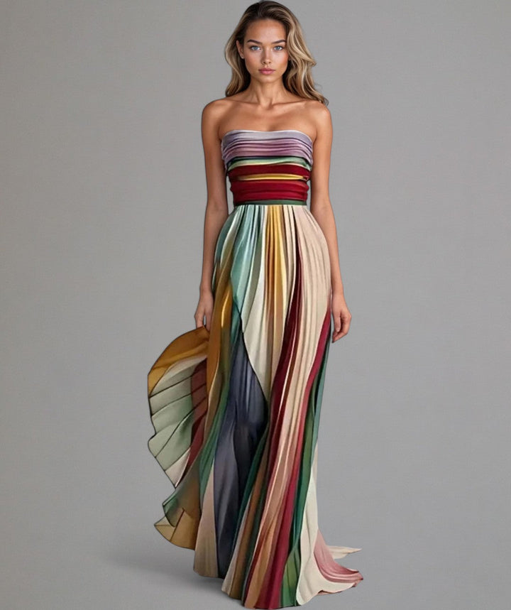 Flora™ - Sleeveless Colorful Dress