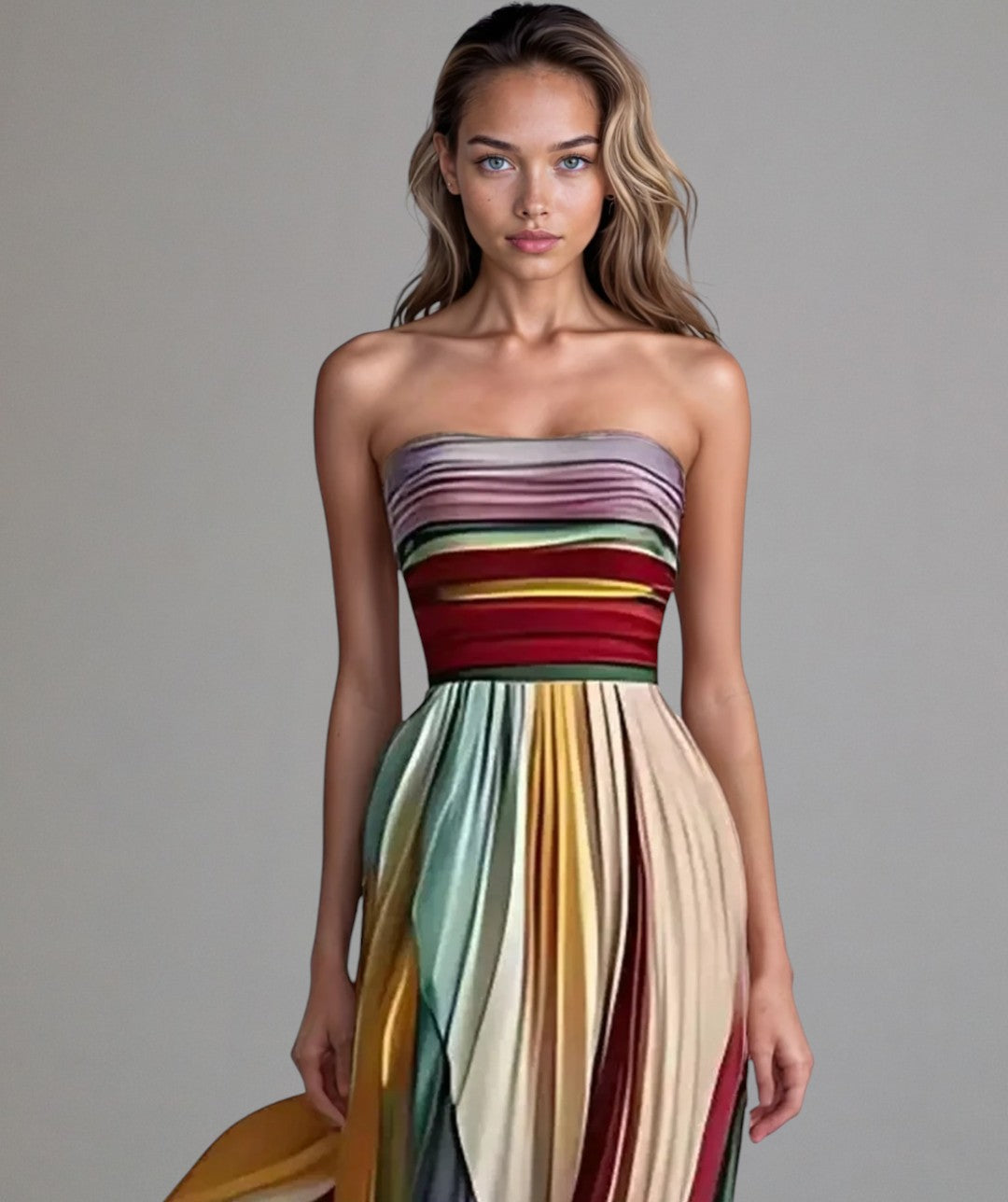 Flora™ - Sleeveless Colorful Dress