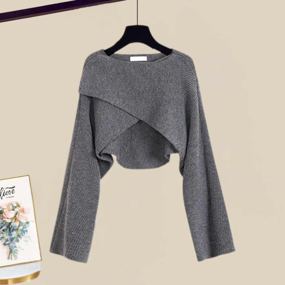 Emily - Fashionable Knitted Dress Set