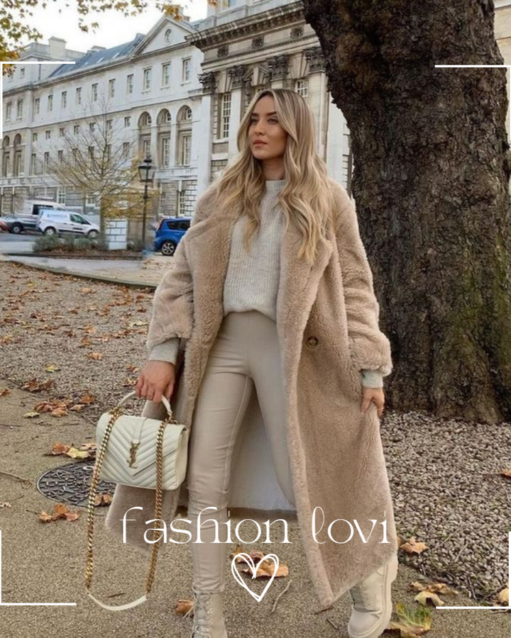 Zoe - Long Teddy Coat