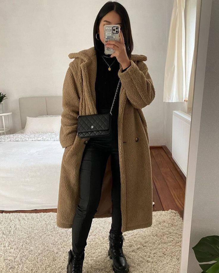Zoe - Long Teddy Coat