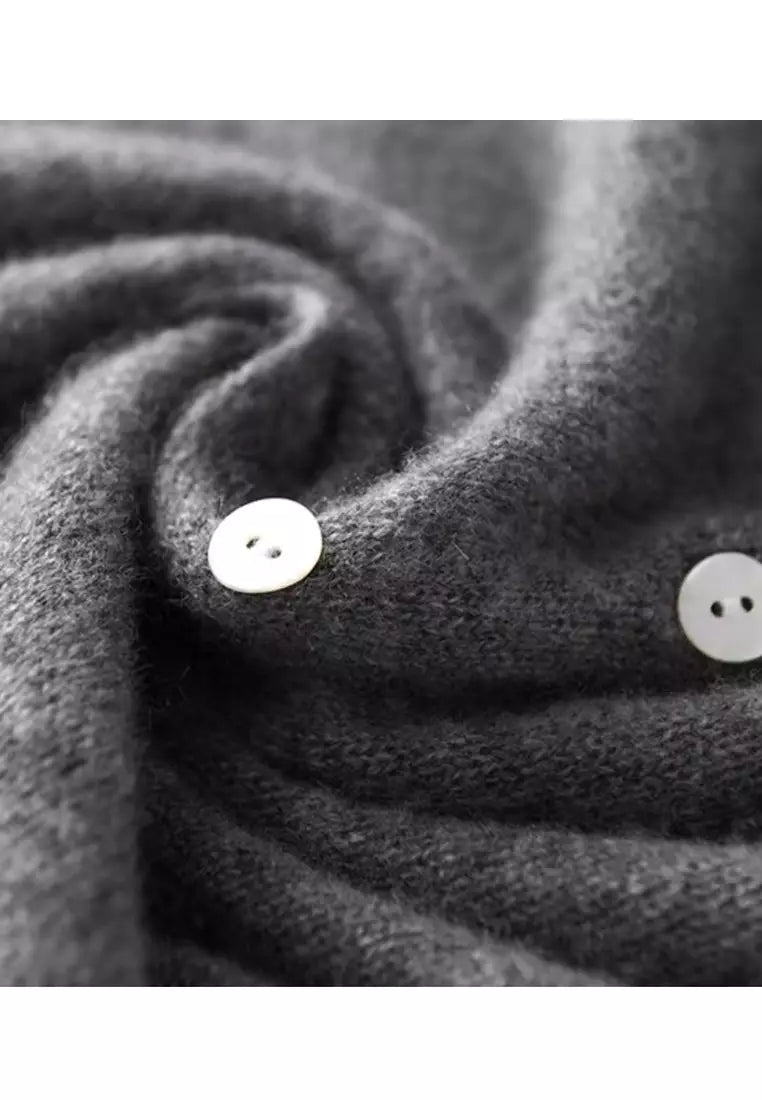 Aurora - Simple Plain Long-Sleeved Pullover