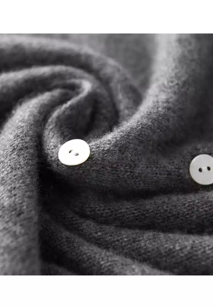 Aurora - Simple Plain Long-Sleeved Pullover