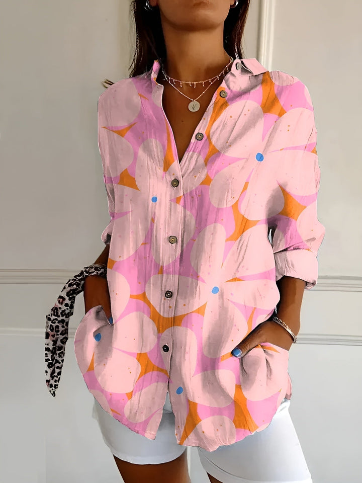 Avril™ | Chic blouse with playful prints