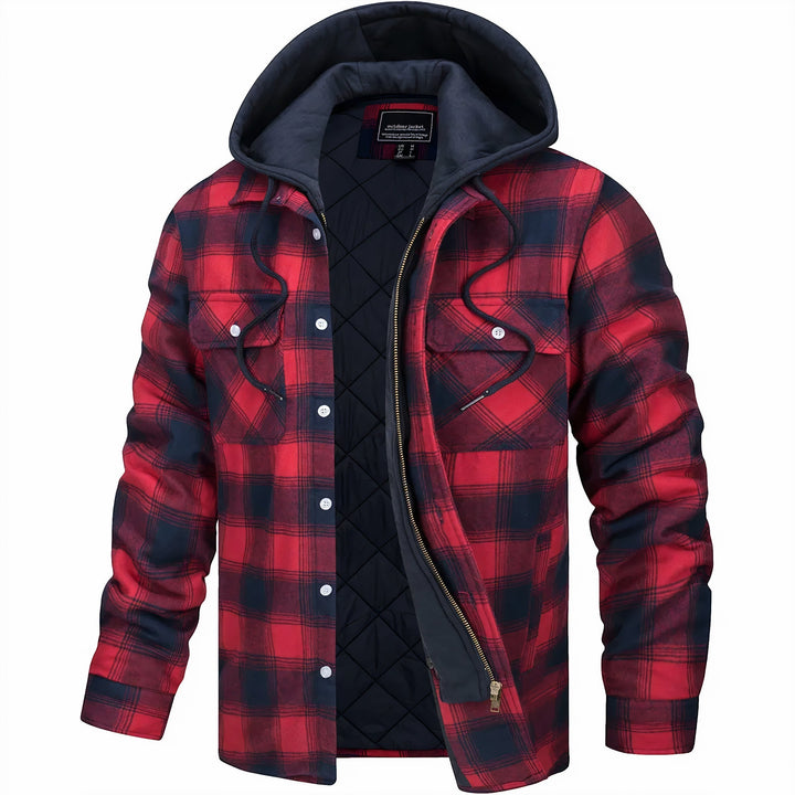 Giovanni - Checkered Jacket With Zipper