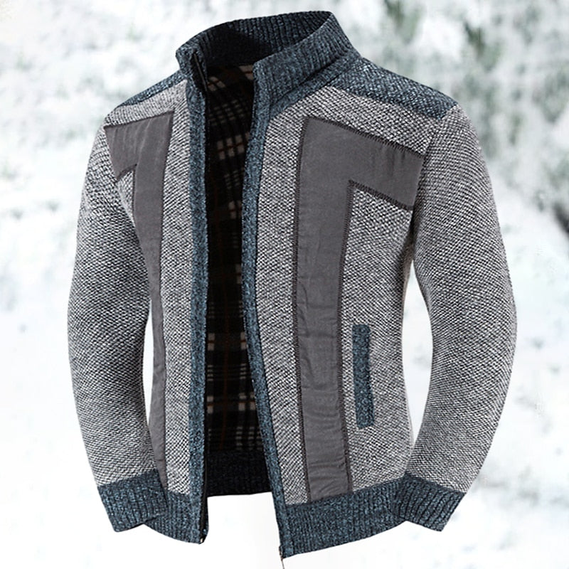 Bryson | Men's long-sleeve cardigan with pockets