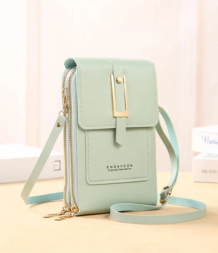 Shoulder bag for cell phones