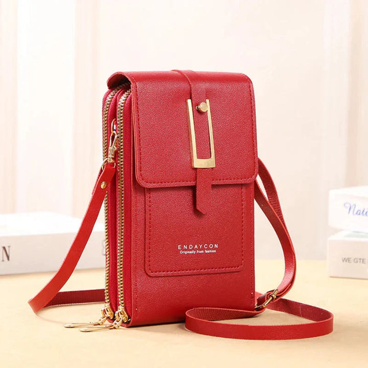 Shoulder bag for cell phones