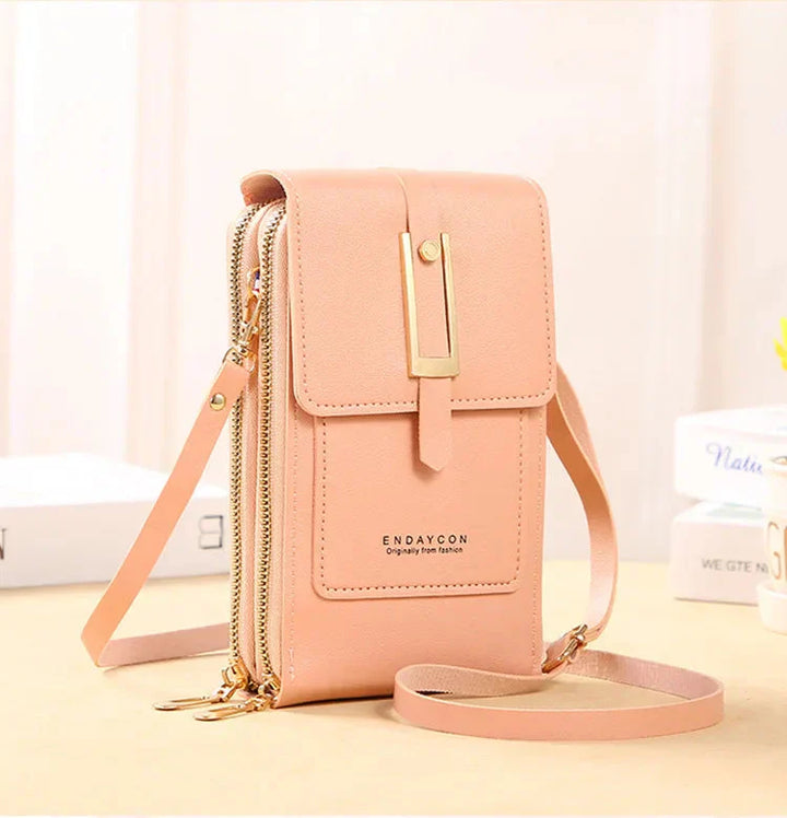 Shoulder bag for cell phones