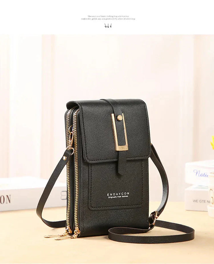 Shoulder bag for cell phones